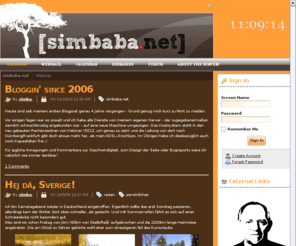 simbaba.net: Weblogs - simbaba.net
