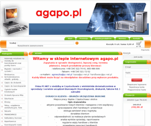 agapo.pl: Internetowy sklep komputerowy Agapo.pl - Internetowy sklep komputerowy Agapo.pl
Agapo - najlepszy sklep internetowy, wyposażenie biura - Agapo - najlepszy sklep internetowy, wyposażenie biura