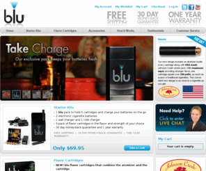 bluecig.net: Electronic Cigarette by blu E Cigarette -  Home
blu electronic cigarette looks and taste like a real cigarette. Make the switch to blu the smokeless e cigarette today. You can be smoke free with blu the most popular ecigarette.