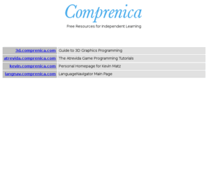 comprenica.com: Comprenica.com: Free Resources for Independent Learning
