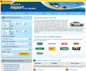 donetskairportcarhire.com: Donetsk Airport Car Hire - Donetsk International Airport (Iata: Dok) Car Rentals
Donetsk Airport Car Hire - Donetsk International Airport (IATA: DOK) Car Rentals