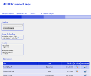 ltm8027.com: Details / PDF / Application / Board / Samples / Price / Spice
, , , , , , , , , , , , , , , , , , , 