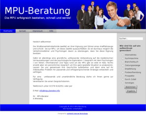 mpuberater.info: MPU-Beratung
Schnelle und seriöse MPU Beratung und MPU Vorbereitung für ein positives MPU Gutachten.