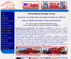 promotionaldesigndemexico.com: Venta de carpas, alquiler, fabricante de toldos, carpa para fiestas, eventos
Alquiler y venta de carpas para eventos especiales, toldos para bodas, renta de carpas para fiestas, fabricante de carpas plegables con graficos, empresa de carpas inflables, compania, fabrica de carpas y toldos en Mexico.