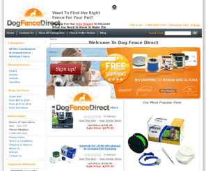 dogfencedirect.com: Dog Fence, Buy Wireless Dog Fences, In Ground Dog Fences
Dog Fence Direct brings together the top in ground and wireless fence products for dogs.