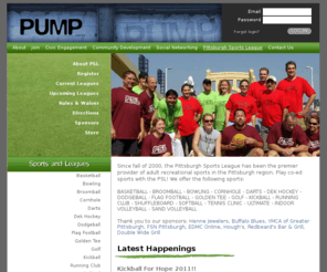 pittsburghsportsleague.org: PUMP - Pittsburgh Urban Magnet Project - PUMP Home
PUMP is the Pittsburgh Urban Magnet Project.