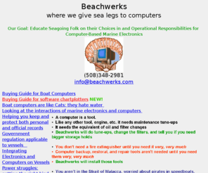 beachwerks.com: Index
Giving sea legs to marine computers and electronics