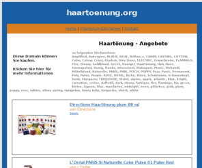 haartoenung.org: Haartönung - haartoenung.org
