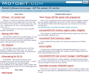 pstruh.cz: Motobit Software - ASP file upload, IIS monitor and other software
About Motobit Software company. Contact and technical info, email and postal address, history, customers.