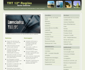 trt12.gov.br: Tribunal Regional do Trabalho da 12ª Região
