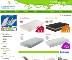 elcolchon.es: colchonear.com :: Venta de colchones Online
Venta de colchones, almohadas y soportes online.