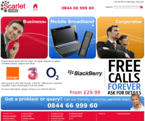 scarlet-mobile.com: Scarlet Mobile
Scarlet Mobile is an independent airtime reseller and is a member of the 3VIP club. We provide mobile packages to individuals and businesses alike. With the help of our strong business partners and excellent quality record, Scarlet Mobile is fast becoming one of the most successful distance sellers in the UK providing 3 Network and Orange packages.