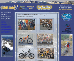 thebackcountry.net: The BackCountry
The BackCountry - ski gear, mountain bikes, climbing gear, backpacking, telemark skiing, alpine touring, and backcountry information serving Lake Tahoe and the Sierra Nevada.