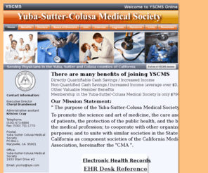 yscms.org: Yuba-Sutter-Colusa Medical Society Online
Our Mission Statement: