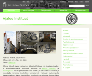 ai.ee: Tallinna Ülikool


» Ülikoolist 

» Struktuur 

» Instituudid 

» Ajaloo Instituut
