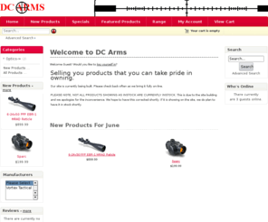 dcarms.com: DC Arms, Selling Pride in Ownership
DC Arms :  - Optics ecommerce, open source, shop, online shopping