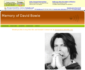 memoryofdavidbowie.com: Memory of David Bowie
David Bowie memory