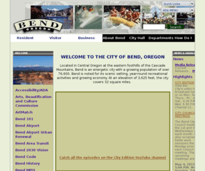 bend.or.us: Welcome to the City of Bend Oregon Website - Home Page
Welcome to the City of Bend Website