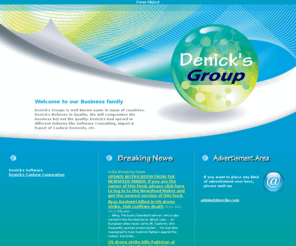 denicks.com: :: Denick's Group :: A Business Family family deal in software consultancy, Import & Export Business of Cashew Kernels
