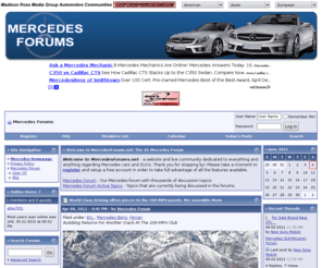 mercedesforums.net: Mercedes Forums
Mercedes Forum - A place for Mercedes owners and enthusiasts to discuss Mercedes vehicles