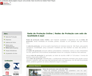 redesparaprotecao.net: Redes de Proteção  Redes Online  Telas de Proteção
Rede de proteção online, venda e instalação de redes de proteção e telas de proteção. Rede de proteção e tela de proteção com selo de qualidade.