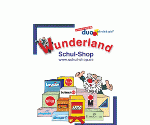 schul-shop.de: Schulshop -  Wunderland
Schulranzen-Schulbedarf-Spielwaren