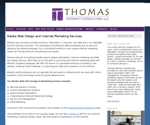 ticalaska.com: Alaska Web Design and Internet Marketing Services | Thomas Internet Consutling LLC
Thomas Internet Consulting provides Alaska web design and comprehensive Internet marketing services.