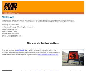 amdandart.org: AMD&ART Project in Vintondale, Pennsylvania
AMD&ART Web Site