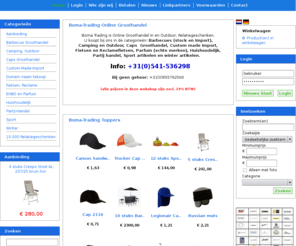 bomatrading.nl: Home - Boma-Trading Online Relatiegeschenken en Spaaracties!
Boma Trading is Import, Export Groothandel, Relatiegeschenken en Spaaracties.
