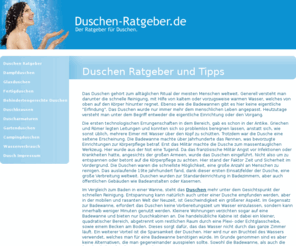 duschen-ratgeber.de: Duschen Ratgeber und Tipps
