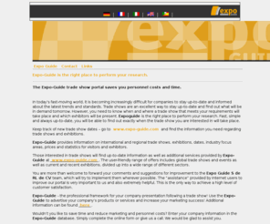 expo-guide-your-guide-for-fairs.com: EXPO GUIDE S de RL de CV
Present your company, explore new markets from the very beginning