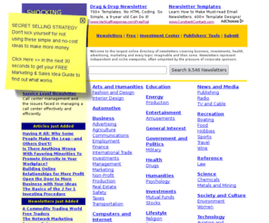 newsletteraccess.com: Newsletters - Newsletter Directory Covering Every Topic and Specializing in Investment News.
