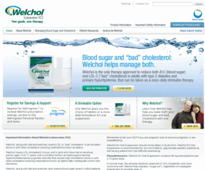 welcol.com: Welchol Is the Only Treatment That Reduces Both A1C & LDL-C
Learn about managing your high LDL cholesterol and/or type 2 diabetes with Welchol.