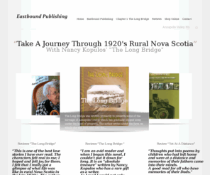 eastboundpublishing.com: Eastbound Publishing
authors from the annapolis valley nova scotia,heritage and stories fron nova scotia