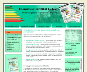 energeticky-certifikat.com: Energetický certifikát budovy - Obraz energetickej hospodárnosti vašej budovy
Energetický certifikát budovy - spôsob ako bývať hospodárne