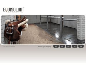 equisolum.com: Equisolum, your safe horse floor | de veilige paardenvloer | paarden vloer paard matten beton epoxy paardvriendelijke ondergrond dierenwelzijn
Equisolum, een veilige en aangename vloer voor dieren. Equisolum vloeren voldoen  aan de hoogste
eisen op vlak van slijtage, reiniging of dierenwelzijn.