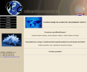 mineral-commerce.com: MINERAL-COMMERCE
mineral-commerce d.o.o.