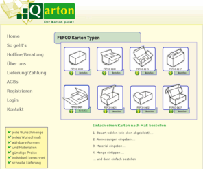 qarton.de: Rechner
Qarton - Der Karton passt!