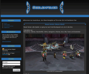 seelenfeuer.net: Seelenfeuer - Startseite
Seelenfeuer - die World of Warcraft Allianz-Raidgilde auf Terrordar (EU) mit familärem Flair