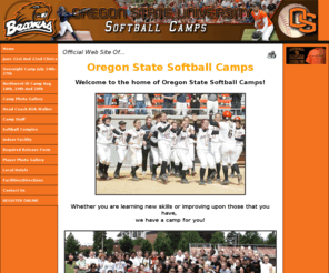 beaversoftballcamp.com: Oregon State Univesity - Softball
Oregon State Softball Camps are held on the campus of Oregon State University in Corvallis, Oregon. Head Coach Kirk Walker and the rest of the Beaver Softball staff will lead the Oregon State Softball Camps.