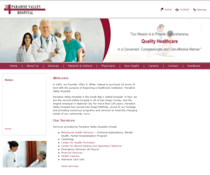 pvhftp.com: Paradise Valley-Dr.Prem Reddy,Prime Healthcare Services-Wound Healing
Paradise Valley Hospital is a 301-bed hospital located in National City, CA. Its an affiliate of Prime Healthcare Services, founded by Dr. Prem Reddy, Chairman. PVH Services includes Wound Healing and Hyperbaric Medicine, Behavioral Health Services, etc.