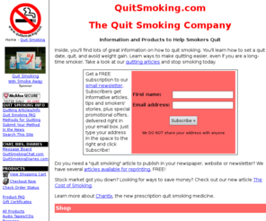 stopsmokingguru.com: QuitSmoking.com - The Quit Smoking Company Home Page Stop Smoking
Quit Smoking Information and Products to Help Smokers Stop Smoking