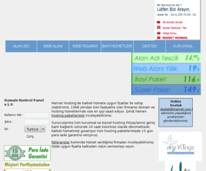 xn--iller-xra.com: Hosting Web hosting Web Tasarım Alan Adı Web Tasarımı Web Alanı Domain Tescil
Kaliteli ve Ucuz web hosting  web tasarım paketlerimiz. İhtiyacınıza göre en uygun 7/24 kesintisiz windows web hosting  veya linux web hosting arıyorsanız doğru yerdesiniz. Marnet Bilişim