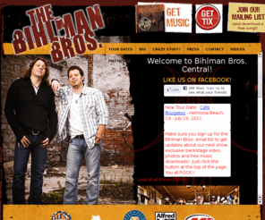 bihlmanbros.com: Bihlman Brothers Music
Music Central for the Bihlman Bros band