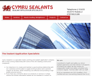 cymrusealants.co.uk: cymru sealants, mastic, sealant application experts, uk | Home
Cymru Sealants is a Specialist Mastic pointing and sealant application company with a long running relationship with some of the UK's leading construction companies. 