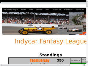 indyfl.com: Indycar Fantasy League
A private Indycar Fantasy League which welcomes guests to watch and comment and chat during live Indycar races.