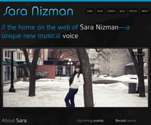 saranizman.com: Home | Sara Nizman
Just another WordPress site