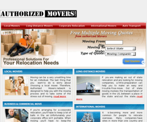 sendmemovers.com: Moving Companies - Moving Services from Authorized Movers America's Top Moving Company
Moving Companies & Movers in US - Authorized Movers offers easy moving companies services nationwide including commercial & office, residential. Choose from the best Moving Companies - Contact us now to make your moves easy, if you are looking for a local mover or long distance movers?