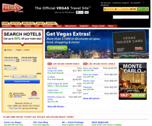 vegasdot.com: Las Vegas Hotels - Las Vegas Shows - Las Vegas Entertainment | VEGAS.com
Planning a trip to Las Vegas? Find deals on Las Vegas hotels and entertainment. Purchase tickets to Las Vegas shows on our website. Put the best of Vegas at your fingertips at VEGAS.com.