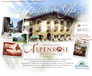 zunterer.net: Hotel Alpenrose, Mittenwald
Hotel Alpenrose in Mittenwald